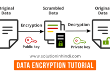 Data Encryption Meaning in Hindi